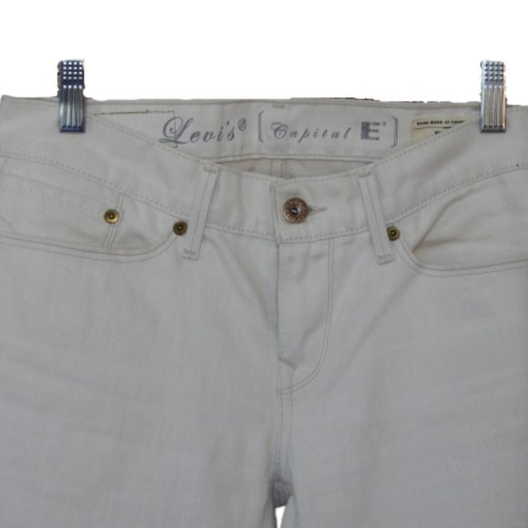 Vintage 1996 LVC LEVIS Capital E 30X31 Size 27 Ruler USA - Picture 5 of 8